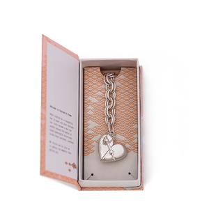Heart + Arrow Bracelet - Silver